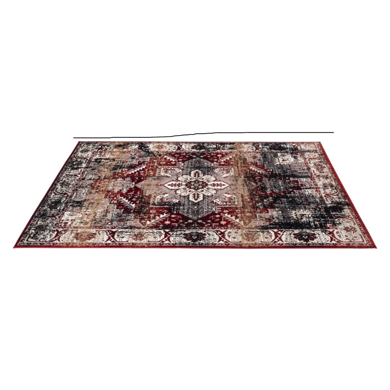 Area Rug, Black, Rectangle 120 x 170 cm