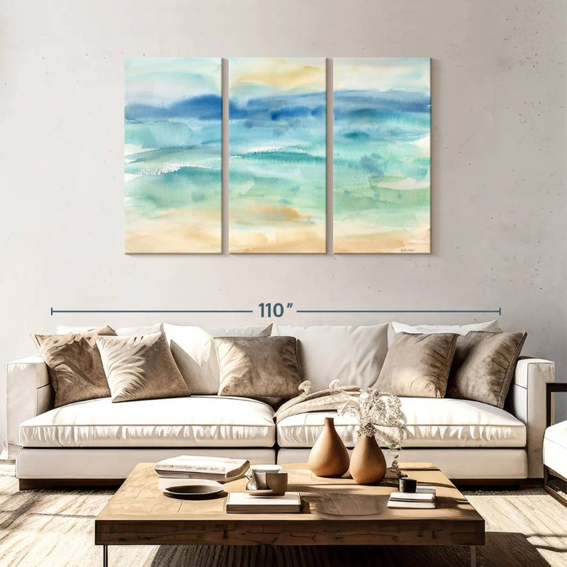 Avery Abstract Seascape I, 48" H x 74" W
