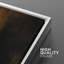 «Dark Brown Abstract Misty Art», reproduction d'art sur toile encadrée-120783703-120783699
