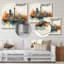 Paysage urbain d'Atlanta, coucher de soleil III - art mural en métal Atlanta-1523733025