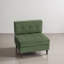 Fauteuil capitonné en velours côtelé-1283549082