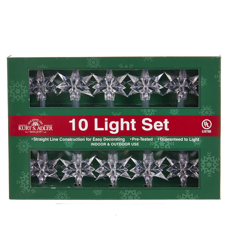 Lumières de chaîne 10 lumières diamond star