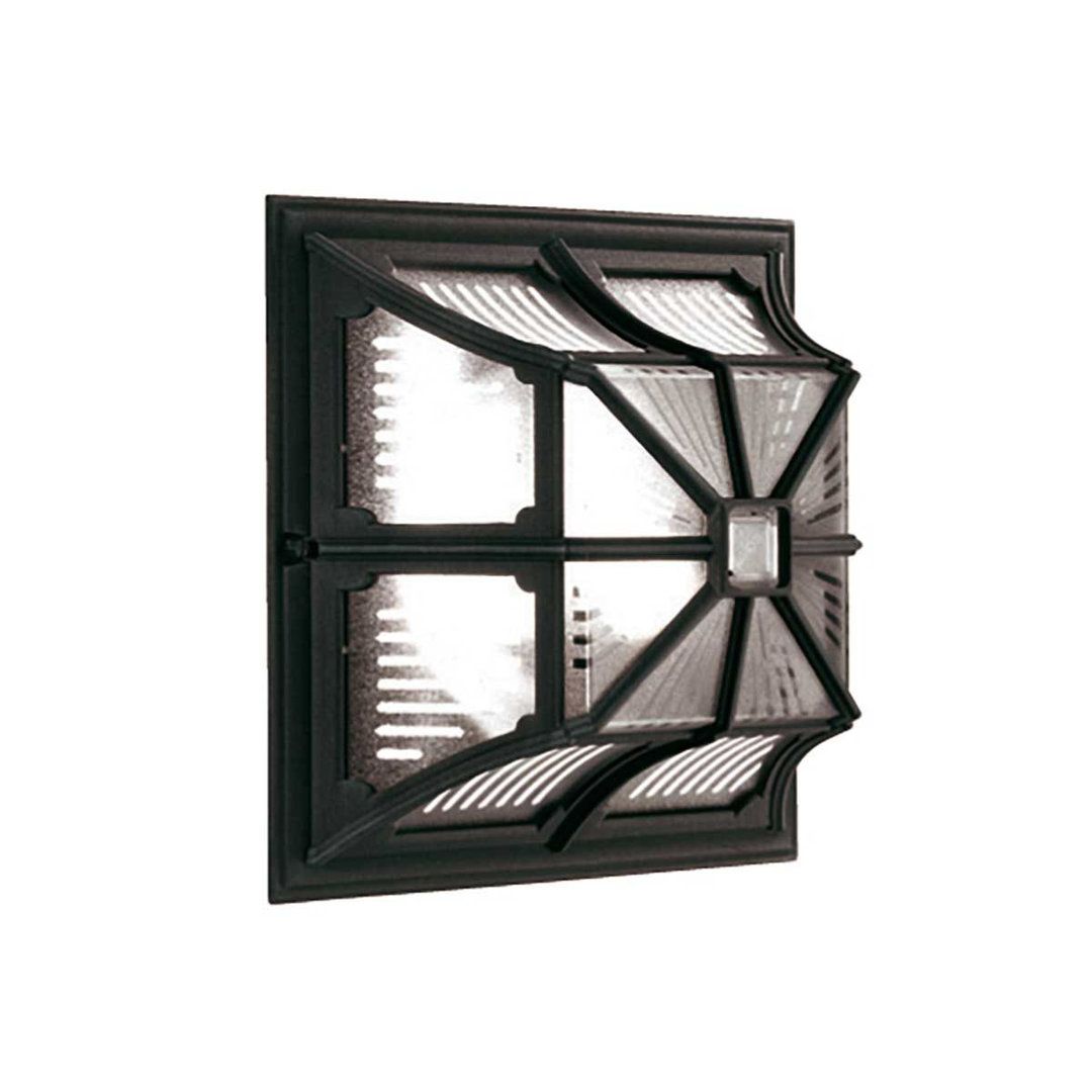Thurstone Black 30cm H Outdoor Flush Mount