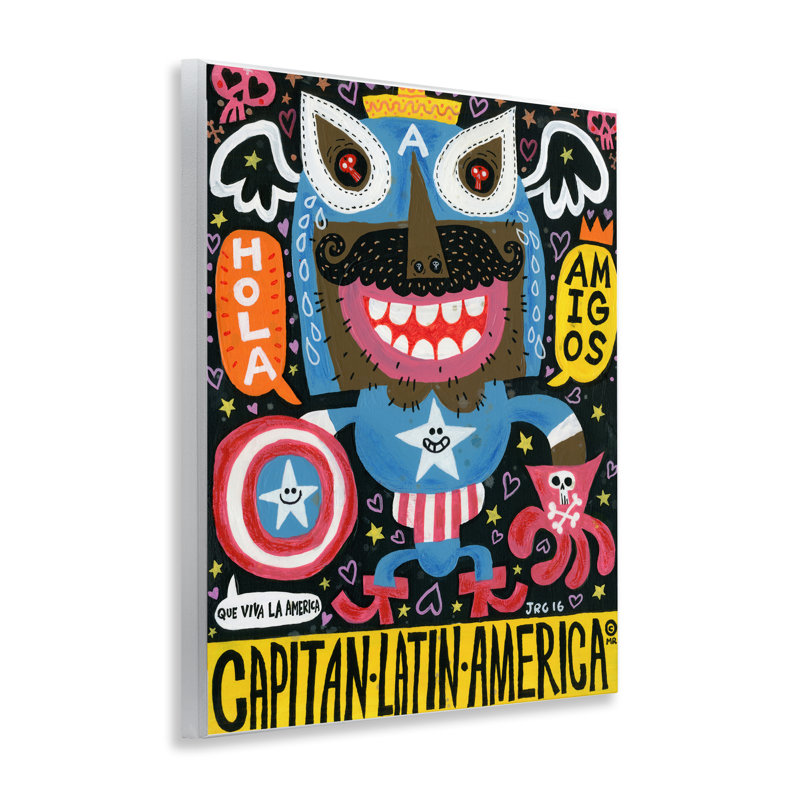 Plaque murale Todos Somos Americanos, conception par Jorge R. Gutierrez