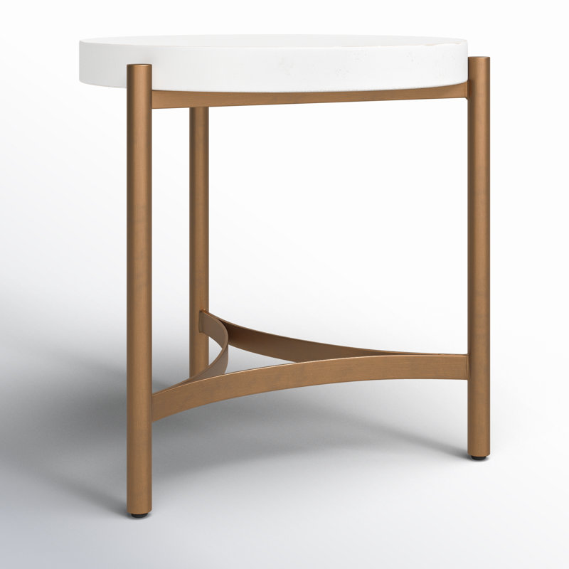 Peleg Concrete Top End Table