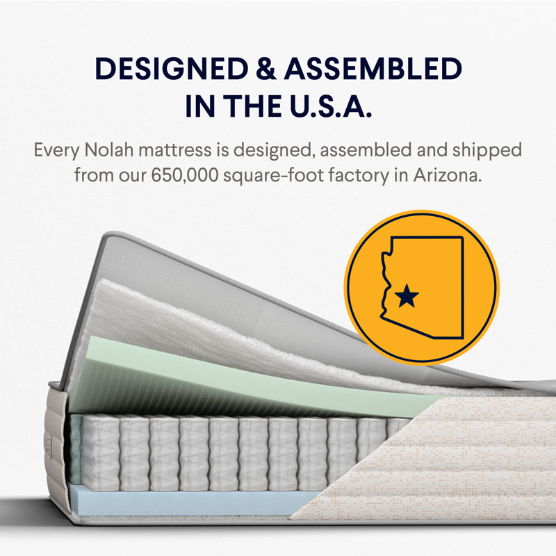 Nolah Nurture Kids Flippable Mattress with Cotton Cover, Twin XL