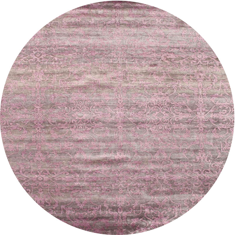 Abstract Indoor Rug, Round 4'