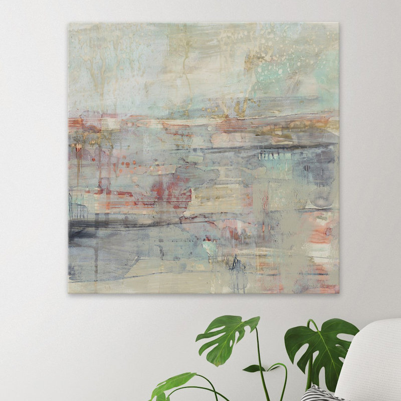 Soft Scape II - Wrapped Canvas Painting, 122cm H x 122cm W x 4cm D