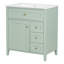 Meuble-lavabo autoportant de 30 po avec lavabo et rangement multifonctionnel-133488896-133488900