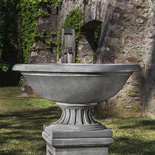 Fonthill Handmade Planter, 26" H x 47" W x 47" D, Graystone