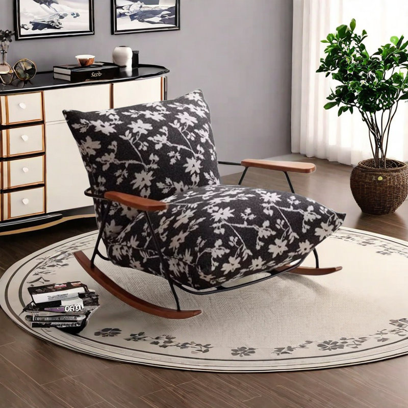 Chaise berçante Vintage Floral