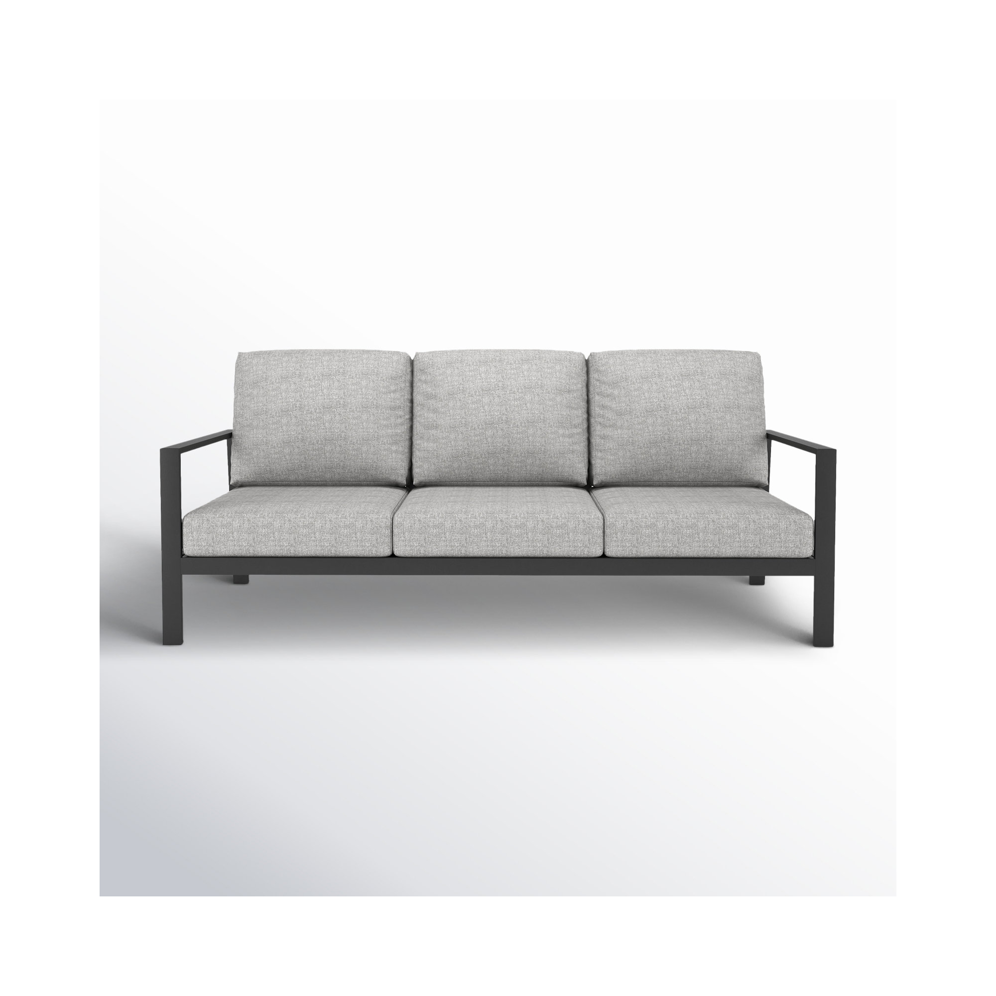 Townsend Sofa Seating Group with Sunbrella Cushions, Mahogany, Canvas Granite Sunbrella® Canvas