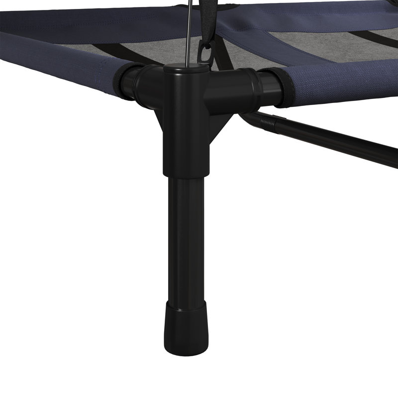 Lit pour chien surélevé 36 po x 30 po PETMAker, bleu, H 41,3 po x l 36 po x P 48 po
