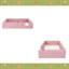 Lit plateforme tapissier simple avec garde-corps et station de charge