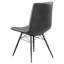 Élégante conception - Chaise d'appoint rembourrée Cohasset gris anthracite (ensemble de 4)-1257544079
