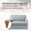 Chaise parsons surdimensionnée avec accoudoirs uniques Terren-655891813