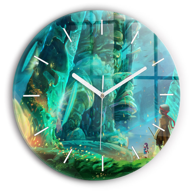 Glass Wall Clock