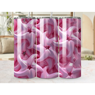 Choose Handmade Tumblers 591ml Vacuum Insulated Stainless Steel (18/8) Travel Tumbler with Straw
