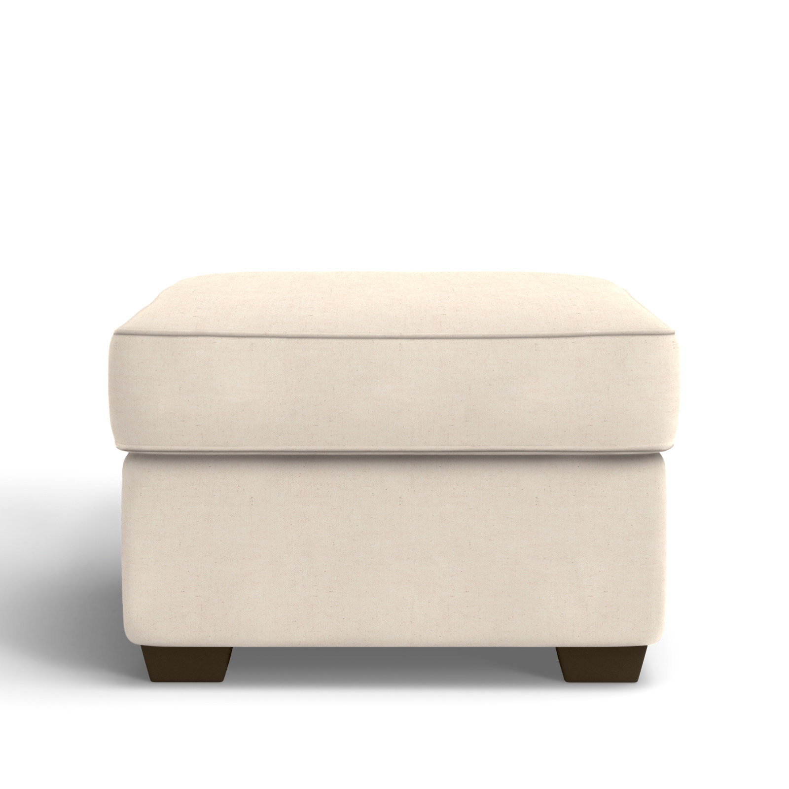 Gemi 29" Ottoman, Bayou Natural Canvas
