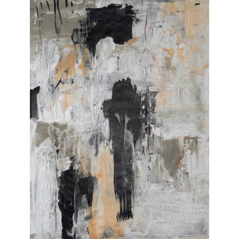 Drab Abstraction II by Ethan Harper - Wrapped Canvas Print, 46 cm H x 30 cm W