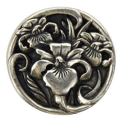 Poignée florale ronde de 1,375 po de diamètre