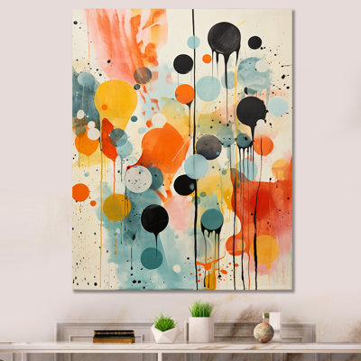 " Colorful Mid Century Atomic Abstraction I "