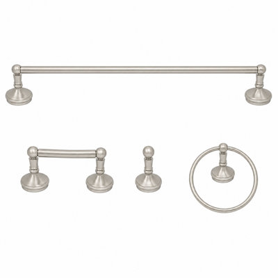 Ensemble de quincaillerie d'accessoires de salle de bain 4 pièces Sacramento P4BSAC18