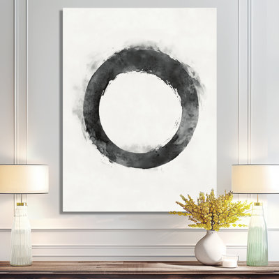 «Circle of Stillness - Abstract Minimalisme», impression murale moderne