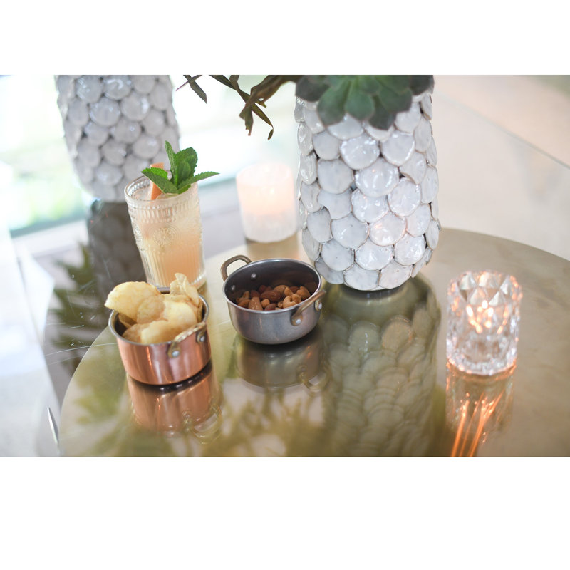 Glass Tabletop Votive Holder, 3" H x 3" W x 3" D, Clear