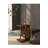24.8" Brown Rectangular Solid Wood End Tables