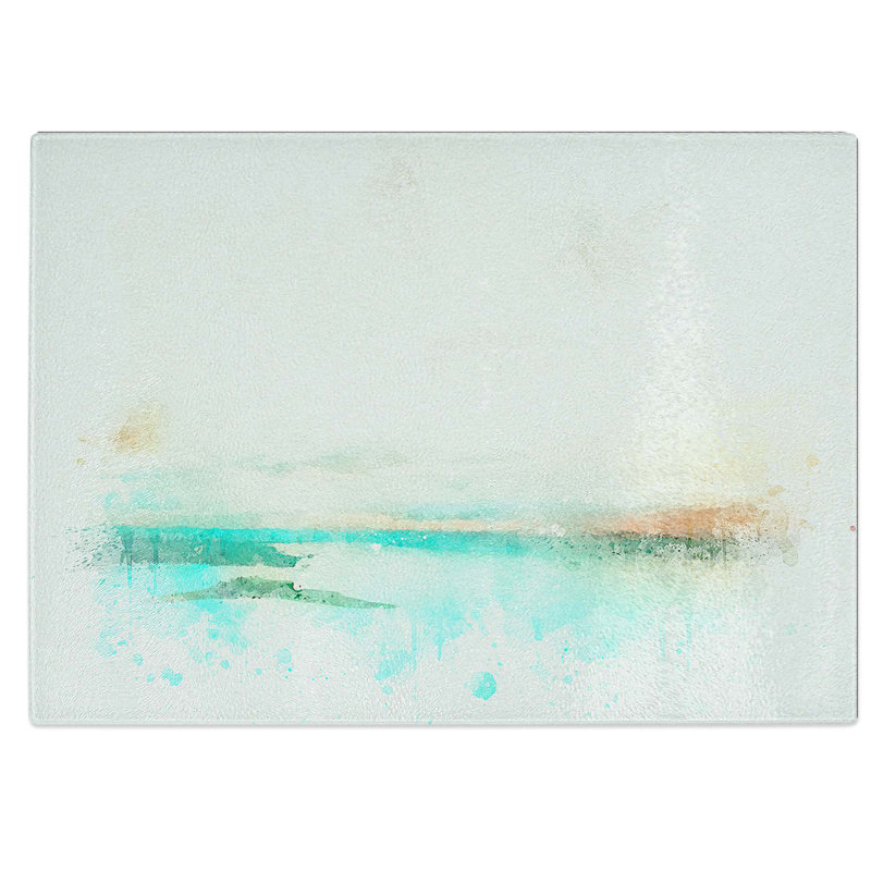 Tempered Glass Aerial View of the Netherlands Chopping Board, 39 cm W x 28.5 cm L
