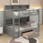 Twin Size Bunk Bed With Shelves And Drawer-2012512541