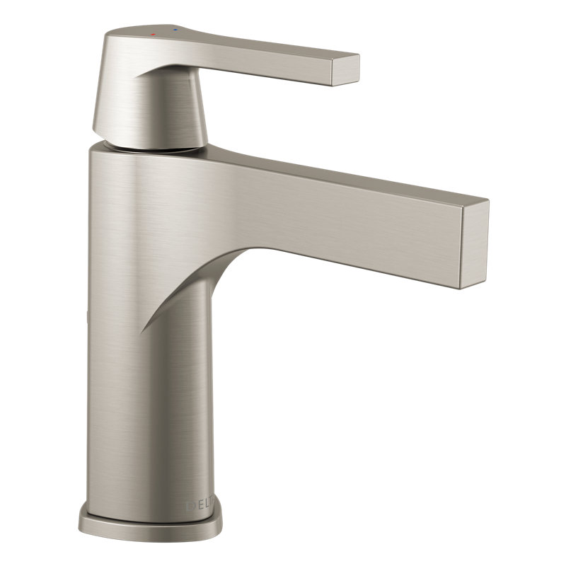Robinet pour salle de bain à un trou Zura et technologie Diamond Seal, Inoxydable