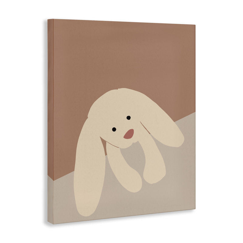 «Simple Floppy Bunny», art mural sur toile par Chen Alyesh, H 20 po x l 16 po