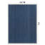 Tapis intérieur / extérieur tissé à plat en jute bleu marine / ivoire Border-927171211-927171261