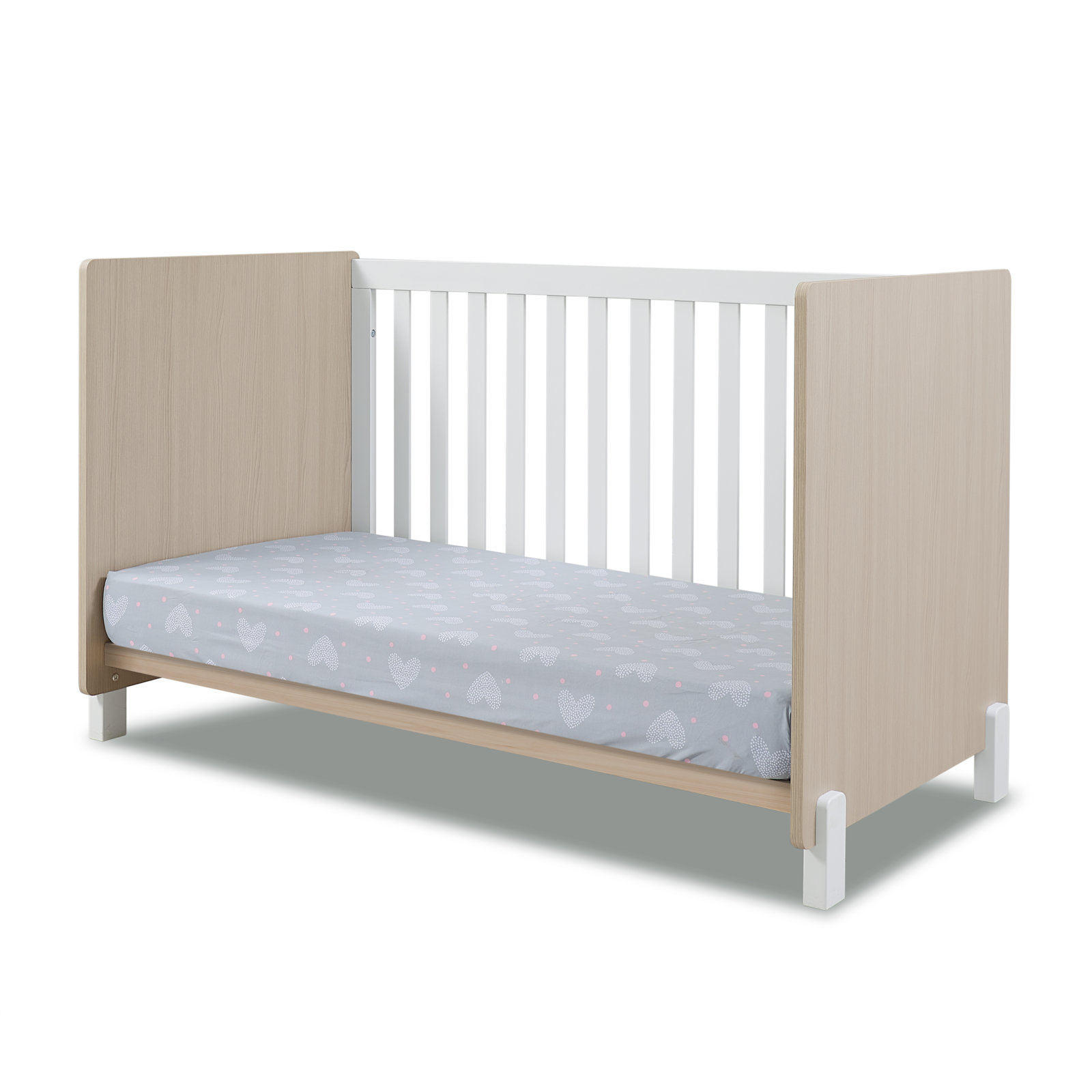 Pannello 3-in-1 Convertible Crib, Nebbia