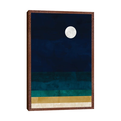 Abstract Seascape 1 Piece Wall Art on Canvas