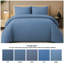 Microfiber Striped Duvet Cover Set-125374615