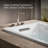 Underscore 60" x 30" Drop In Acrylic Bathtub with Heater-51704299