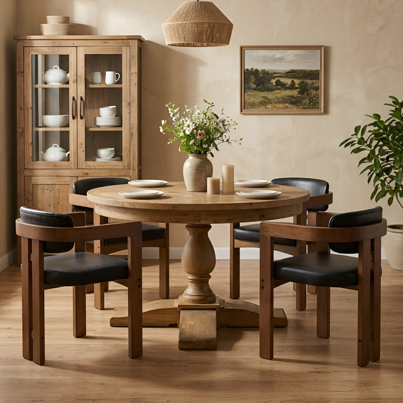 Ensemble repas pour 4 personnes, Brun