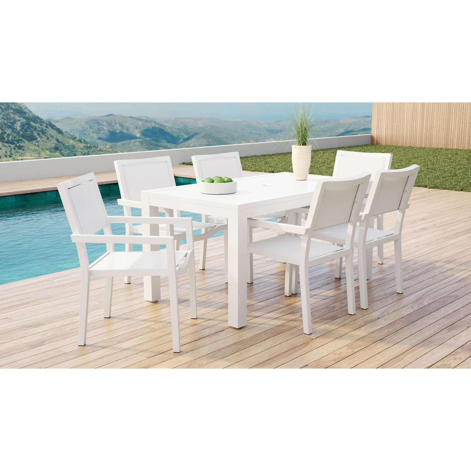 Curacao Premium All-Weather Wicker Outdoor Stacking Dining Armchair