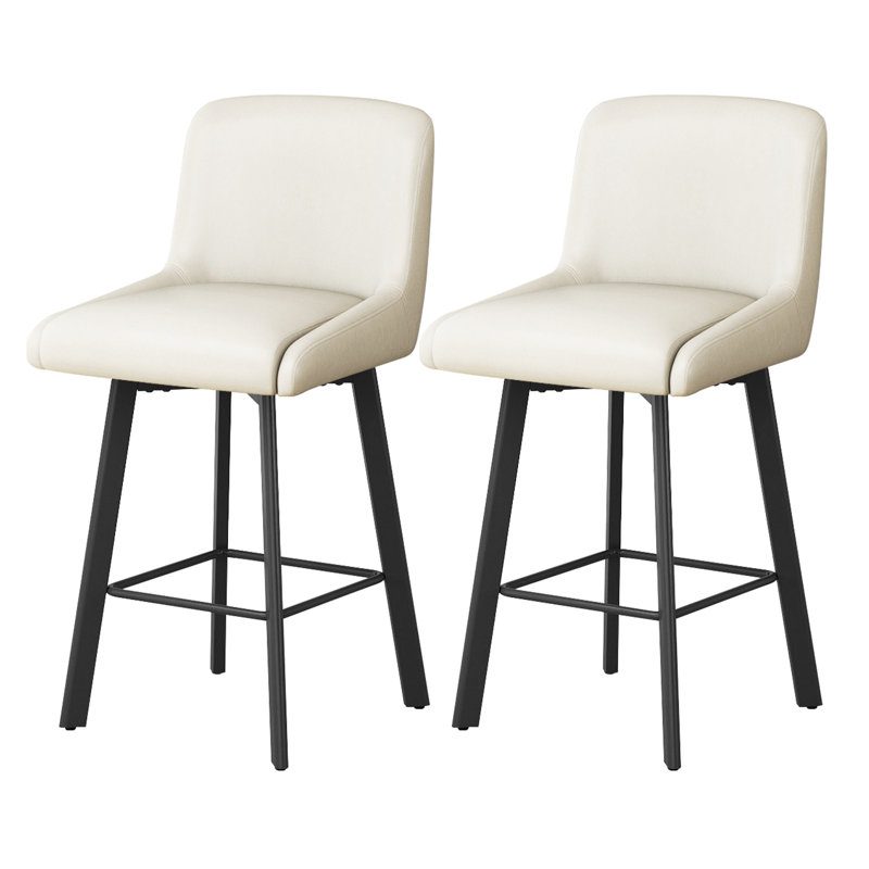 Tabouret de bar 26 po H, 2, Beige, Tabouret de bar = siège d'une hauteur de 26 po
