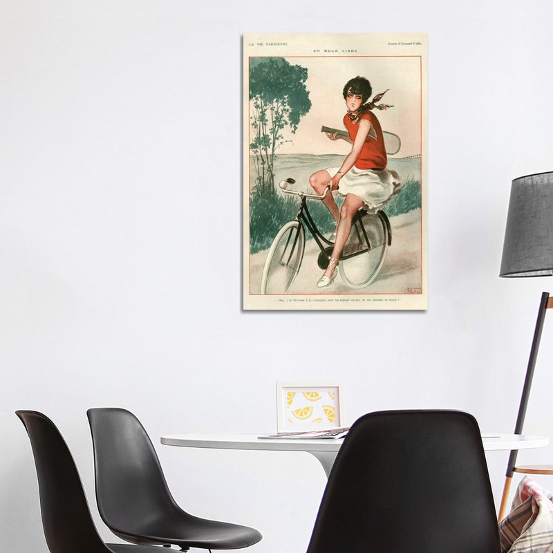 1927 La Vie Parisienne III Plate by The Advertising Archives - Wrapped Canvas Gallery-Wrapped Canvas Giclée