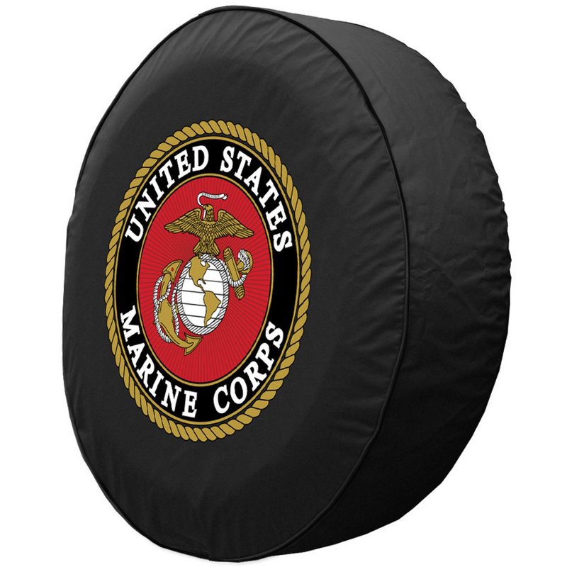 Housse de roue de cravate US Military, Noir, E, Corps de marine