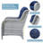 Miamoon 7 - Person Patio Conversation Sets with Cushions