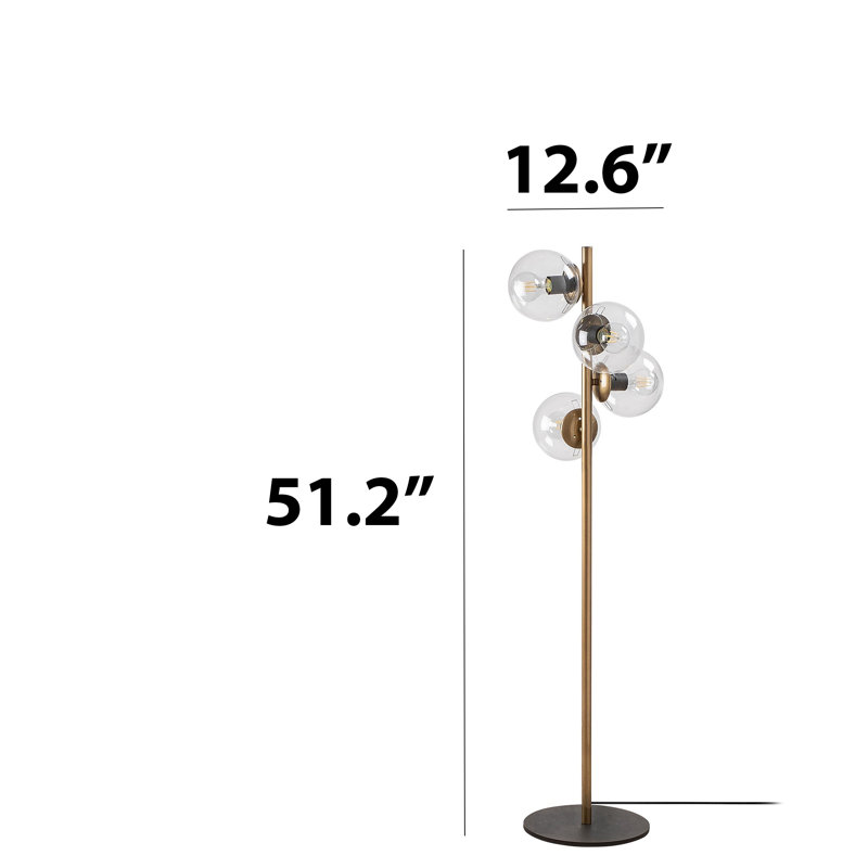 Dominque 51.18'' Traditional Floor Lamp