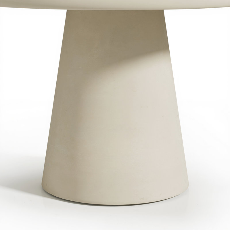 Table de salle à manger Maraca, Gris abricot