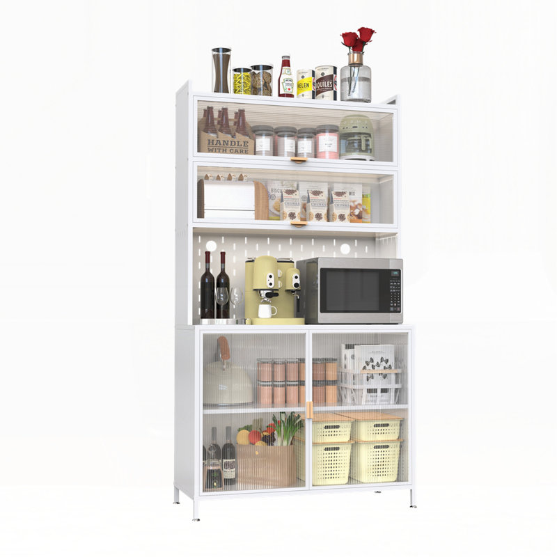 73'' Tall Kitchen Pantry Cabinet, White
