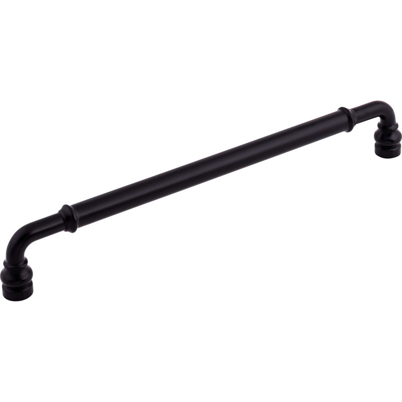 Brixton Bar Pull, Flat Black, 8 13/16" Center to Center