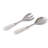 Damaris Piece Brass Wood Stainless Steel Salad Servers